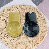 Cache-tétons réutilisables sans colle, autocollants, en silicone opaque couleur chair, avec logo personnalisé, pour soutien-gorge adhésif