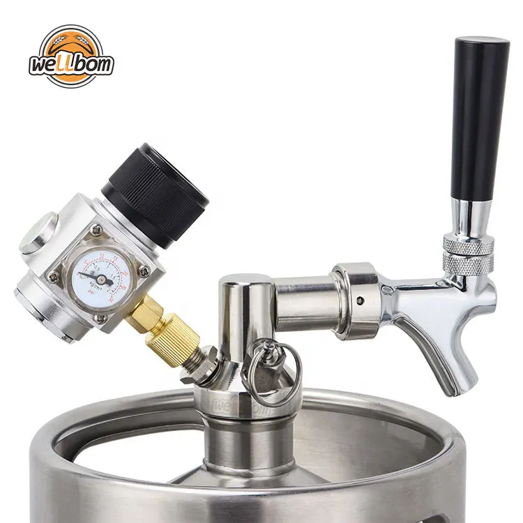 Beer Spear Faucet Tap Homebrew Portable Mini Beer Barrel Dispenser Kit Stainless Steel für 2L 3.6L 4L 5L 10L Mini Keg