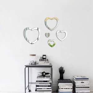 Di vendita caldo di Alta qualità maple leaf forme FAI DA TE impermeabile Autoadesivo Autoadesivo Della Parete A Specchio - Product Image 3