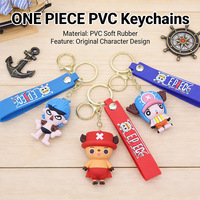 Groothandel anime Stichi sleutelhanger van PVC, populaire rugzak hanger, geschikt als cadeau of prijs.