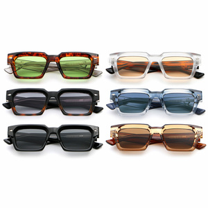 Lunettes de soleil Superhot Eyewear 98514 Tendance 2024 Rétro Rectangulaires avec Branches Renforcées en Fil Métallique pour Extérieur et Décoration Photo - Product Image 5