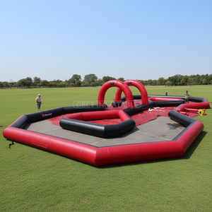 Piste de karting, nouveaux jeux de course automobile, piste de course gonflable à vendre - Product Image 1