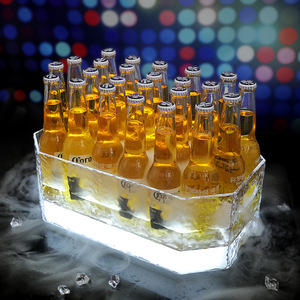 Cubo de Hielo Iluminado Octagonal de 12L con Luz LED para Enfriar Bebidas en Fiestas - Product Image 4