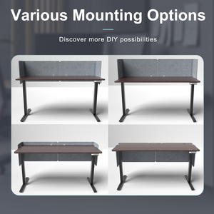 Bàn riêng tư Bảng điều khiển 2 cái hình chữ L kẹp-trên văn phòng bàn Divider 2-in-1 có thể điều chỉnh âm thanh phân vùng khiêm tốn màn hình cho văn phòng - Product Image 5