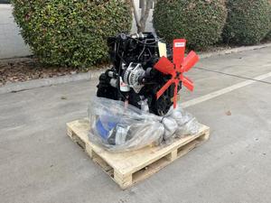 Ensemble moteur diesel d'origine 4BTAA3.9, 3,9 L, 4 cylindres, refroidissement par air, démarrage au pied avec pompe VE, moteur complet importé en stock - Product Image 5