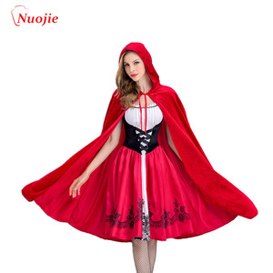 Cosplay Costume di Halloween Per Adulti Cosplay Abiti Up Poco Cappuccio di Guida <span class=keywords><strong>Rosso</strong></span>// - Product Image 6