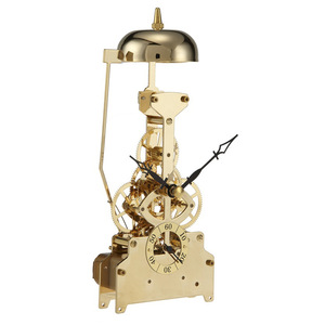 Kêu Vang Theo Giờ Brass <span class=keywords><strong>Skeleton</strong></span> Đồng Hồ Phong Trào Kit Với Chuông Trên Giờ - Product Image 2