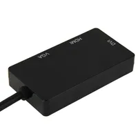 China Großhandel ABS Metall Mini DisplayPort Stecker zu VGA DVI Buchse Adapter Konverter Kabel für Projektor/TV/LCD-Display