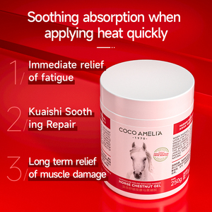 Crème et gel de massage à l'écorce de marron biologique en marque privée OEM pour soulager les douleurs articulaires et les tensions - Product Image 3