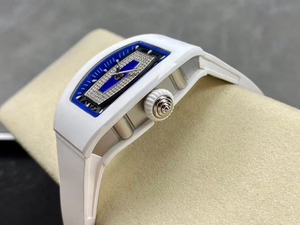 Reloj Mecánico Automático Tourbillon de Lujo, Casual y de Negocios, de Cerámica Blanca de Alta Calidad para Hombre, Modelo 0701 - Product Image 4