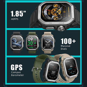 Relojes inteligentes deportivos con GPS, pantalla TFT de 1,85 pulgadas, <span class=keywords><strong>reloj</strong></span> inteligente para exteriores, <span class=keywords><strong>reloj</strong></span> inteligente Digital resistente al agua 5ATM, <span class=keywords><strong>reloj</strong></span> personalizado para hombres y mujeres - Product Image 4