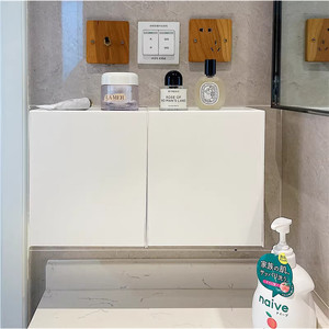 Wall Mounted <b>Storage</b> Rack Rectangular Gray White Bathroom Toilet Sanitary Napkin <b>Box</b> Waterproof Tissue Holder - Product Image 3