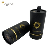 Tube en papier cadeau 2026 pour huiles essentielles 30ml 50ml 100ml, emballage de flacon de parfum, boîtes cylindriques de luxe vides, boîte de parfum personnalisée avec logo