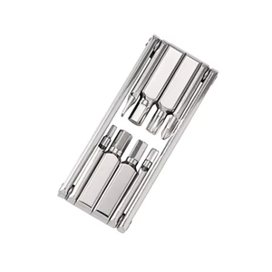 Kit d'outils de réparation de vélo portable 8-en-1 en acier S2, multi-outils pour VTT et vélo de route avec clé hexagonale et tournevis Torx T25 - Product Image 5