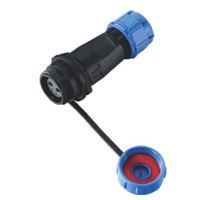 Connecteur fiable SP13D à 4 broches avec contact en laiton durable et boîtier en PC pour applications d'alimentation