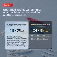 Étiqueteuse électronique portable C1 compacte grand format intelligente avec garantie d'un an pour le marquage des câbles et la numérotation des fils