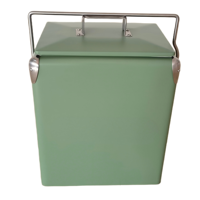 Glacière en métal de nouvelle conception 7L/13L/17L/28L, boîte de refroidissement pour le jardin