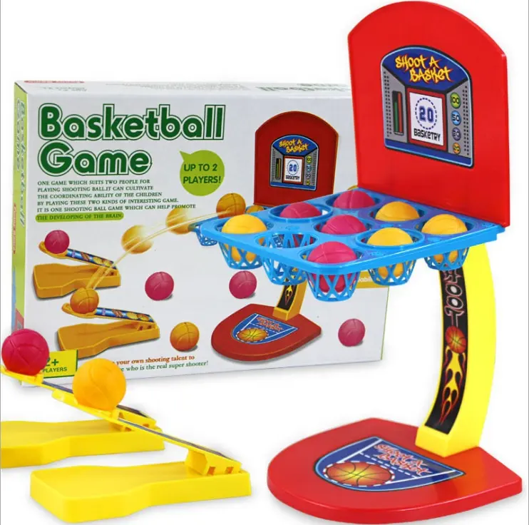 Hot sale kids play fun table board toy game for children educational family party indoor mini finger basketball shooting game