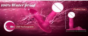 LOVE.Strap on Wearable Dildo Sex Machine Women Sex Toys App Control thrusting wearable Sit on the <b>vibrator</b> - Product Image 5