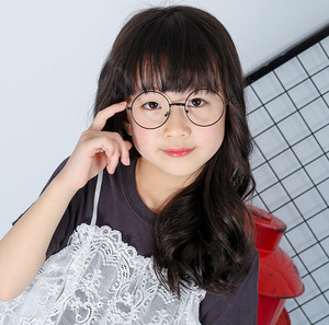 Children's Round <strong>Glasses</strong> <strong>Frame</strong> Shooting Props Children's Street Shot <strong>Baby</strong> Sunglasses Metal Toys - Product Image 3