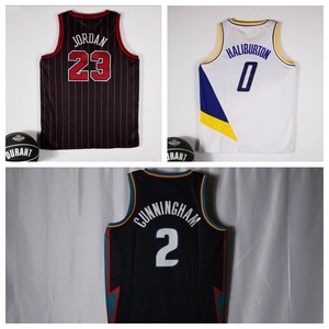 Bộ áo đấu bóng rổ SGA phong cách mới 2026 Jordan # 23 Haliburton # 0 Bộ đồ ngoại thương phiên bản Gilgeous-Alexander - Product Image 2