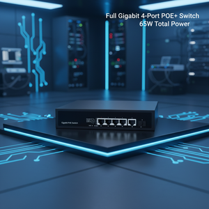 Commutateur PoE Gigabit <span class=keywords><strong>4</strong></span> ports avec 1 emplacement SFP et 1 port de liaison montante RJ45 pour la connexion d'équipements réseau filaires - Product Image 5