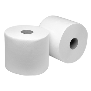 Rotolo di Carta Assorbente per Mani 650 Fogli (Confezione da 2 Rotoli) Grado Alimentare Doppio Strato 100% Cellulosa - Product Image 1