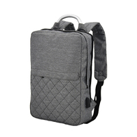 Mochila Ejecutiva Extra Grande para Mujer, Negra, con Cierre de Cremallera, de Poliéster, para Viajes y Almacenamiento de Laptop, Directo de Fábrica