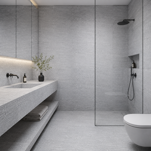 UNION Carrelage en granit G603 flammé antique durable, surface polie fendue, pour salon, salle de bain, extérieur, moderne et naturel - Product Image 4