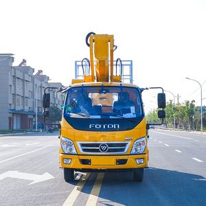 Plataforma de Trabajo Aérea de 30m de Fábrica Original, Camión Foton con Pluma de 6 Secciones, Vehículo para Operaciones en Altura - Product Image 4