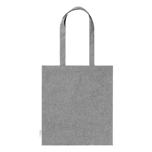 Borsa shopper in cotone riciclato 140 gr, merchandising sostenibile - Product Image 3