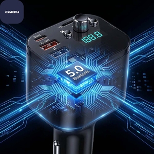 Adaptateur universel 4-en-1 avec câble Type-C rétractable Lecteur de musique pour camions, SUV, petites voitures - Product Image 5