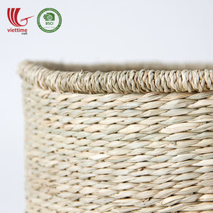 Cama de paja Natural tejida a mano, cesta de cambio de bebé Seagrass al por mayor - Product Image 4