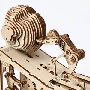 Puzzle 3D en bois mécanique Sisyphus à monter soi-même, sculptures 3D en bois pour adultes, modè<span class=keywords><strong>le</strong></span> <span class=keywords><strong>de</strong></span> construction artistique cinétique inspiré du <span class=keywords><strong>mythe</strong></span> grec - Product Image 4