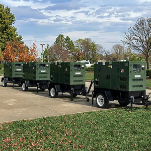 Générateur diesel de remorque mobile silencieuse portative de 20kw 40kw 50Kw 80Kw 100Kw 120kw 150Kw 200Kw avec le moteur de Cummins Perkins Baudouin - Product Image 2