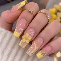Uñas postizas acrílicas lisas de tamaño mediano, color nude beige, para venta al por mayor, con etiqueta privada personalizada