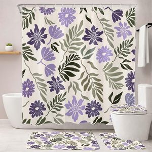 Rideau de douche en polyester à motif ours de cabane de montagne, impression numérique, imperméable, impression personnalisée, vente en gros, moderne - Product Image 2