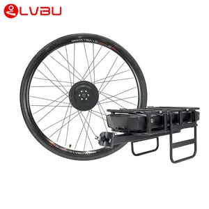 Lvbu-kit de conversión de bicicleta eléctrica, 26 pulgadas, 250w, 350w, 500 vatios, con batería