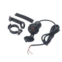 Chargeur de téléphone portable USB double port pour moto électrique MOLANGDAO, en plastique ABS, étanche, à fixation rapide, 0,1 kg