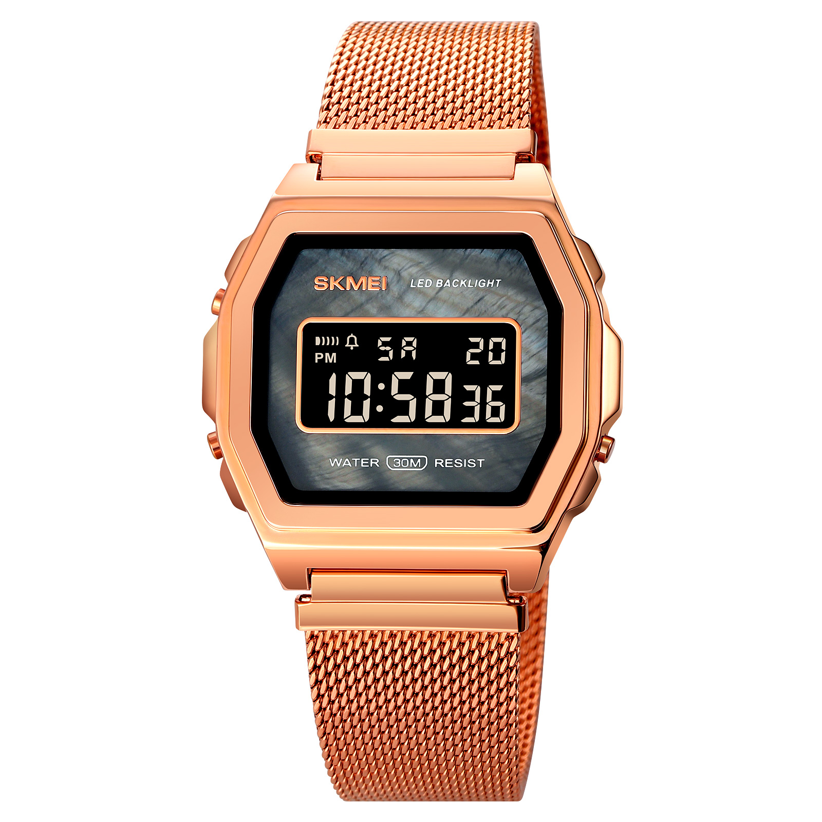 Rose gold-schwarz-schwarz