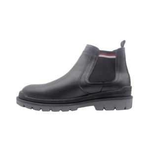 Nouvelles <span class=keywords><strong>bottines</strong></span> modernes en cuir PU pour hommes bout rond confortable Style occidental sans lacet résistance au glissement Offre Spéciale bottes d'été Martin - Product Image 2