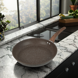 Chảo chống dính đá granite, chảo rán không dính, chảo phẳng có tay cầm - Product Image 1