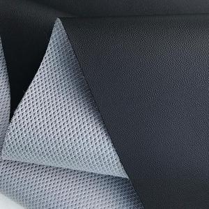 Tela de Tapicería Decorativa Elástica Impermeable de Cuero Sintético de PVC con Patrón de Lichi para Autos, Sofás y Bolsos, Muestra de Fábrica al por Mayor - Product Image 4
