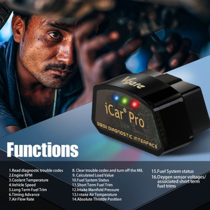 Vgate icar Pro เครื่องสแกน4.0โค้ด OBDII บลูทูธเครื่องอ่านรหัสความผิดปกติของรถยนต์สำหรับ V2.3เฟิร์มแวร์ <span class=keywords><strong>Android</strong></span> IOS - Product Image 3