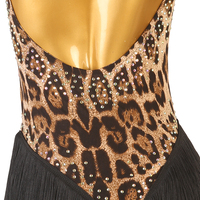 Robe de danse moderne à imprimé léopard Sexy populaire Performance Offres Spéciales pour salle de bal