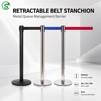 Fabricant de barrières rétractables à sangle personnalisées, barrière à sangle rétractable pour événements municipaux, contrôle des foules