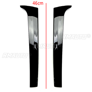 2x Glossy <b>Black</b> Rear <b>Window</b> Side Spoiler Wing for Volkswagen Touareg 2011 2012 2013 2014 2015 2016 2017 Rear <b>Window</b> <b>Mirror</b> Tail - Product Image 2