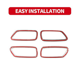 Accessori <span class=keywords><strong>interni</strong></span> automobilistici in fibra di carbonio in acciaio inossidabile OEM per 2022 <span class=keywords><strong>Toyota</strong></span> <span class=keywords><strong>Corolla</strong></span> con impugnatura a croce interna ad anello luminoso - Product Image 6