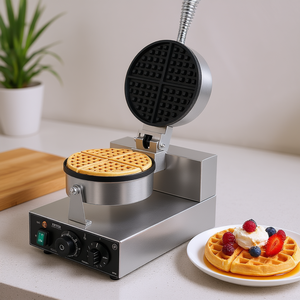 Máquina para Hacer Waffles Comercial Vevor de 1230W, Placas Antiadherentes de Acero Inoxidable, Uso en Hoteles - Product Image 2