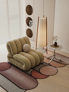 Fauteuil moderne en tissu de designer <span class=keywords><strong>scandinave</strong></span> canapé de salon paresseux pour salon chambre à coucher <span class=keywords><strong>ameublement</strong></span> - Product Image 4